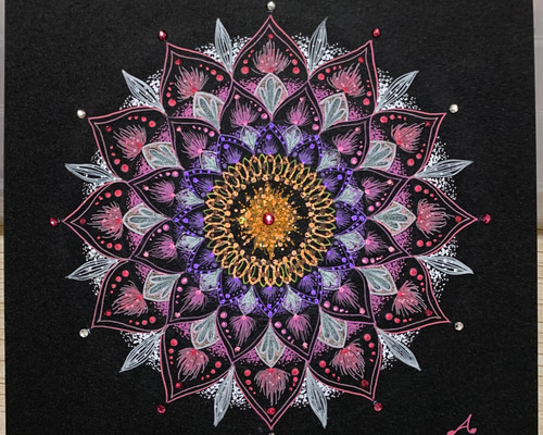 オーダーメイド曼荼羅アート(原画) オーダーメイド曼荼羅アート 絵画 mandara love 通販 12349168｜Creema