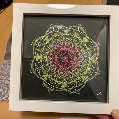 オーダーメイド曼荼羅アート 絵画 mandara love 通販 12349168｜Creema