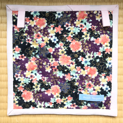 ハワイアンキルトのタペストリー　SAKURA タペストリー】ハワイアンキルト +*｡ﾟさくら°｡*+ TP000SAKURA-7
