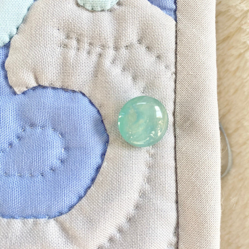 母子手帳ケース】ハワイアンキルト+*｡ﾟ ティアレと波°｡*+ MCK30WaTi-7