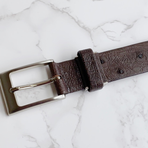 日本製 クライン・カルー オーストリッチ 肚無双 30㎜巾 上質