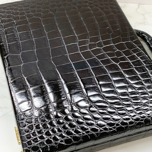 クロコダイル 上質 アタッシュケース エキゾチックレザー バッグ クロコダイル 上質 アタッシュケース エキゾチックレザー バッグ