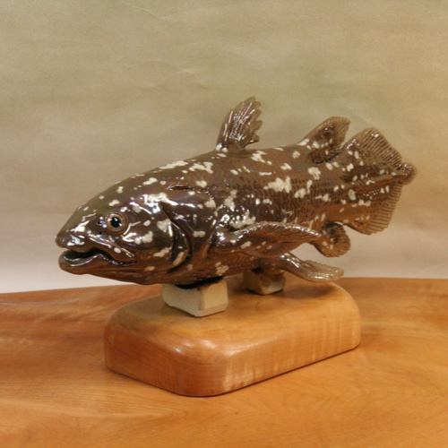 ハンドメイド　61cmシーラカンス フィギュア　レプリカ　化石魚　オブジェ　置物 ハンドメイド 61cmシーラカンス フィギュア レプリカ 模型