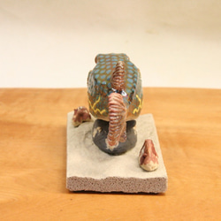 ハコフグ（成魚）・陶芸作品 置物mini（陶 さかな フィギュア） 8枚目の画像