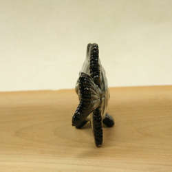 クチグロ（イシダイ）・陶芸作品 置物mini（陶 さかな フィギュア） 2枚目の画像