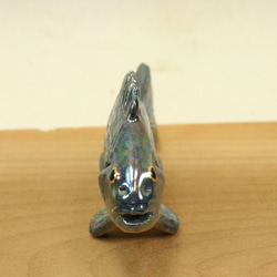グレ/メジナ・陶芸作品 置物mini（陶 さかな フィギュア） 3枚目の画像