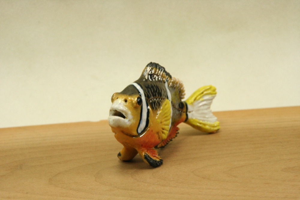 クマノミ・陶芸作品 置物mini（陶 さかな フィギュア）