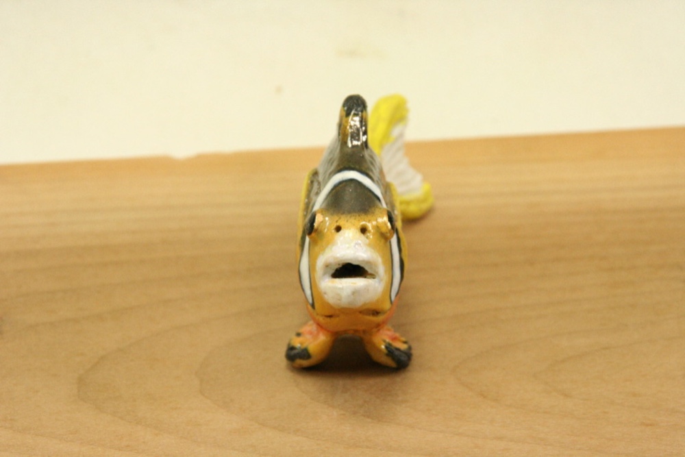 クマノミ・陶芸作品 置物mini（陶 さかな フィギュア）