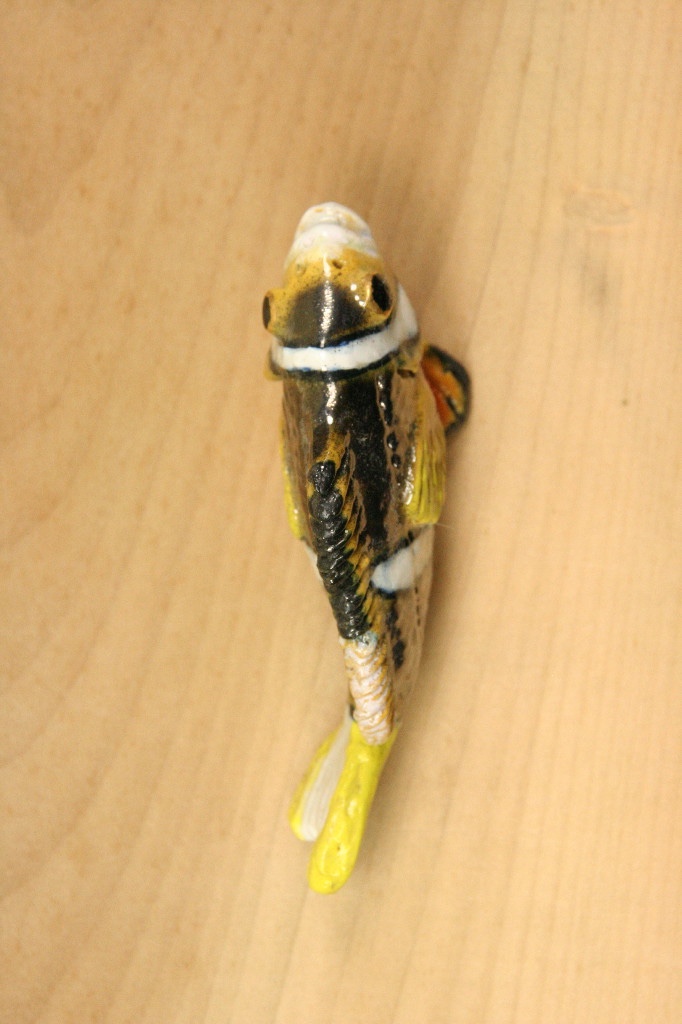 クマノミ・陶芸作品 置物mini（陶 さかな フィギュア）