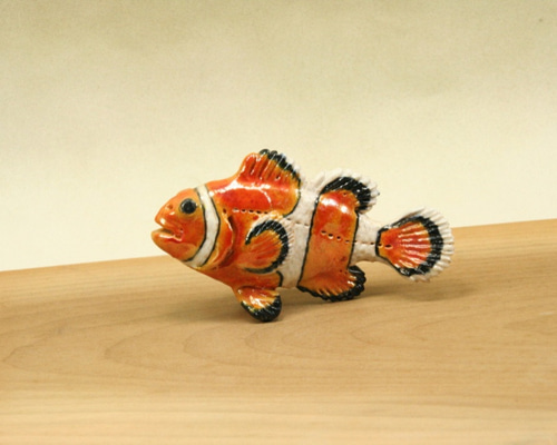 クマノミの立体オブジェ 「クマノミ親子」 作takuma 現代アート 【公式