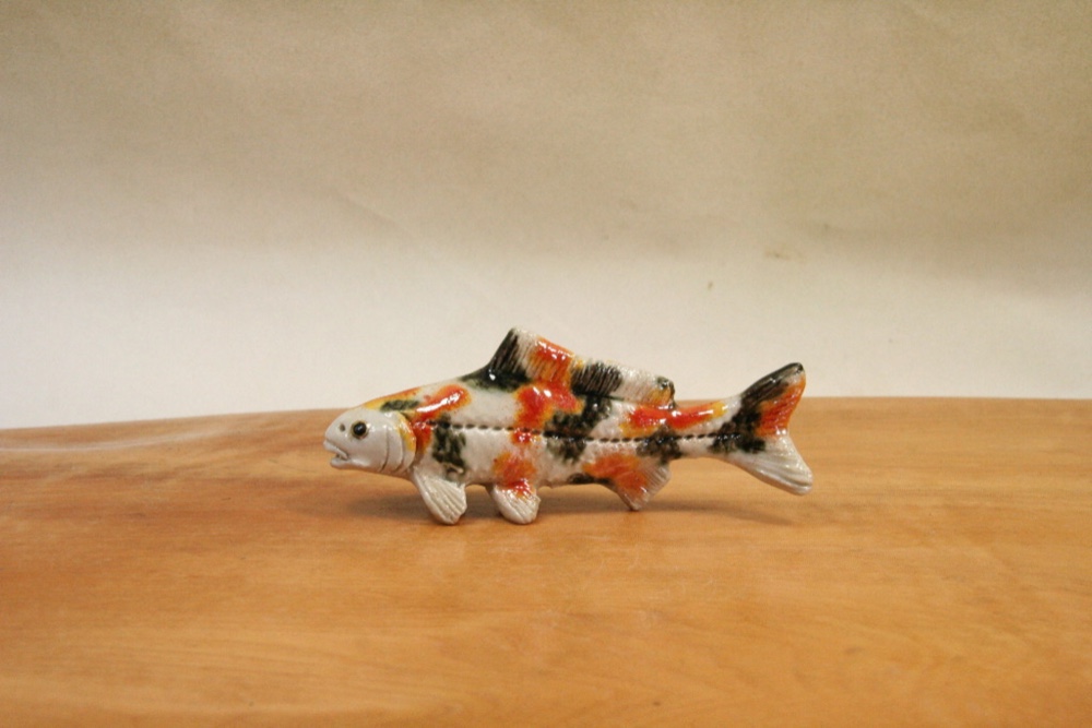 ハンドメイド　自作27cmアマゴ　フィギュア　レプリカ　オブジェ置物　魚釣り ハンドメイド 自作27cmアマゴ フィギュア レプリカ オブジェ置物