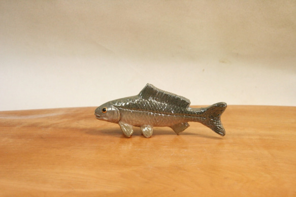 マゴイ・陶芸作品 置物mini（陶 さかな フィギュア） 3枚目の画像