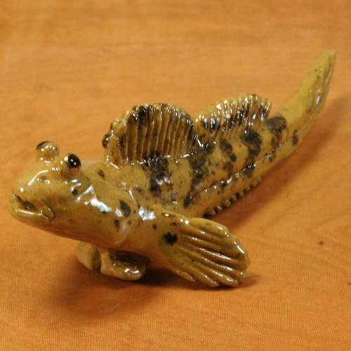 トビハゼ（11cm型）・陶芸作品 置物（陶 さかな フィギュア