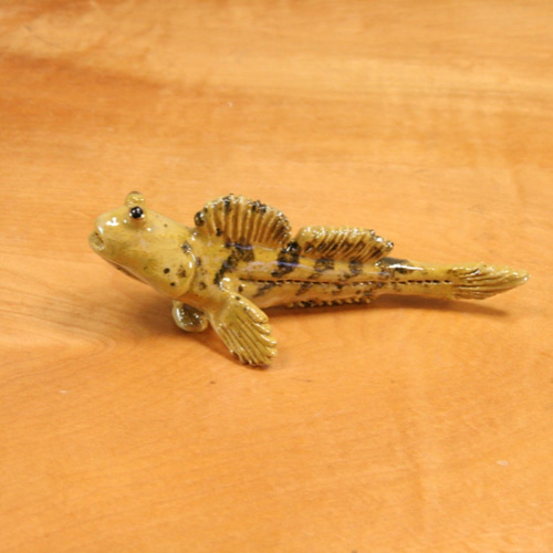 トビハゼ（11cm型）・陶芸作品 置物（陶 さかな フィギュア