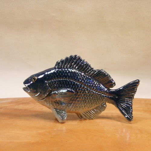 グレ/メジナ（15cm型胸鰭）・陶芸作品 置物（陶 さかな フィギュア