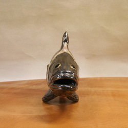 マハタ（22cm型）・陶芸作品 置物（陶 さかな フィギュア） 8枚目の画像