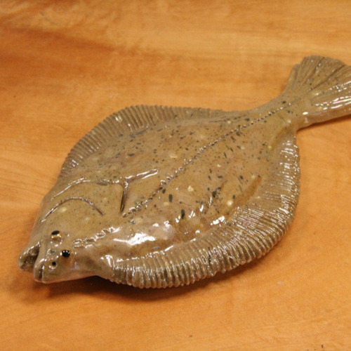 ARABIA 陶板　魚　アラビア　ヒラメ　カレイ ARABIA 陶板 魚 アラビア ヒラメ カレイ