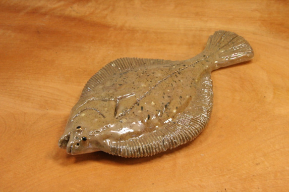 ARABIA 陶板　魚　アラビア　ヒラメ　カレイ アブラガレイ - WEB魚図鑑