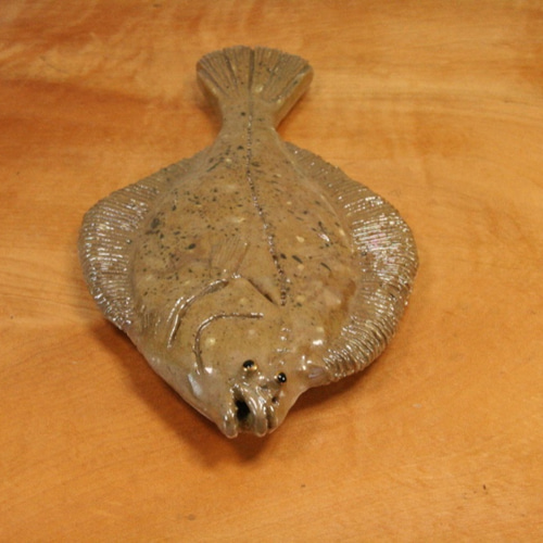 ARABIA 陶板 魚 アラビア ヒラメ カレイ ARABIA 陶板 魚 アラビア