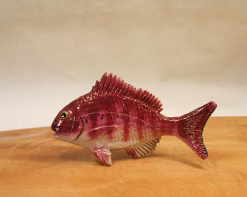 手作り　オブジェ　大きな真鯛　マダイ　アート　造形看板　美術品　運気　招福　魚 Kajiya.yoshida | 人気の縁起物《真鯛/マダイ》 鮮度は目に出る