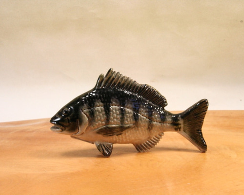 チヌ/クロダイ（15cm型）・陶芸作品 置物（陶 さかな フィギュア