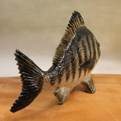 銅版画　魚チヌ 立体魚拓 チヌ 黒鯛 クロダイ - メルカリ