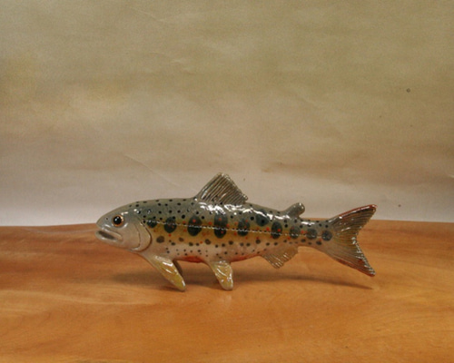 熱い販売 ハンドメイド 39cmアマゴ 置物 レプリカ フィギュア 魚模型 ルアー・フライ