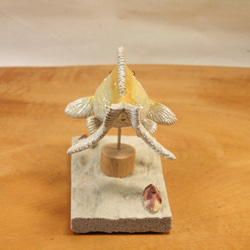 琉金・黄白（10cm型）・陶芸作品 置物（陶 さかな フィギュア） 8枚目の画像