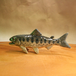 置物　ヤマメ　メス 0_b546fafbbc8cb44363196dcded82