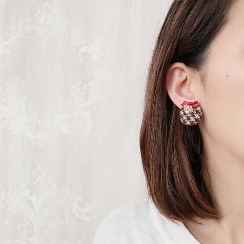 イヤリング・ノンホールピアス CREA クリスマスリース の イヤリング イヤリング・ノンホールピアス Crea