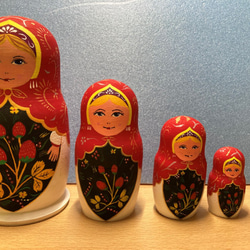 ロシア風マトリョーシカ 5体 その他人形 Zaika 通販 10898697｜Creema