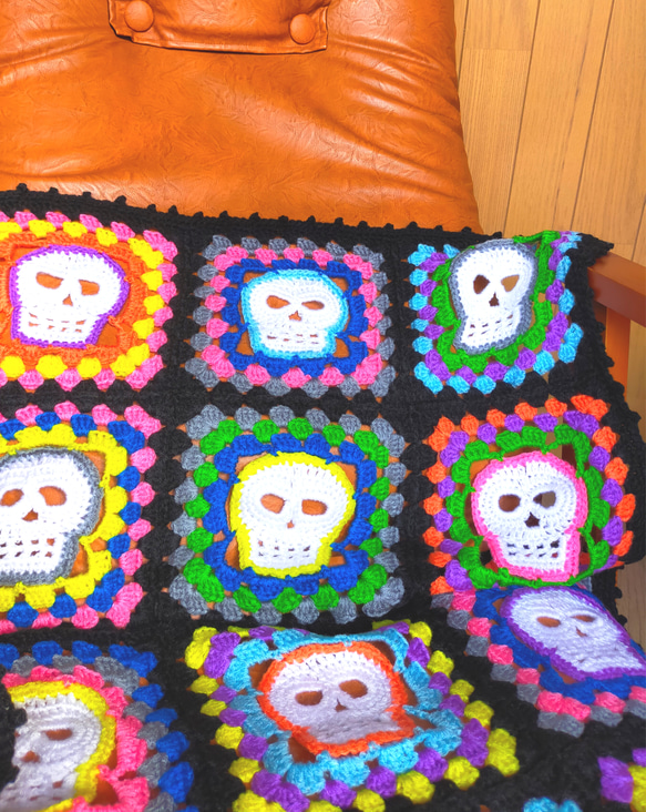 売切れ・受注生産】ハロウィンの置物（オバケ） ハンドメイド 手編み