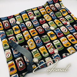 パッチワークカフェマット デニムリメイク カフェマット 送料無料 翌日