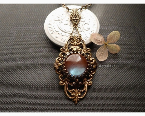 アンティーク サフィレット ＊ フィリグリー ネックレス ネックレス