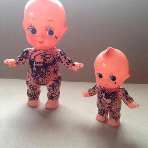 キューピーちゃん Tattoo (20cm) その他インテリア雑貨 Gamero Custom