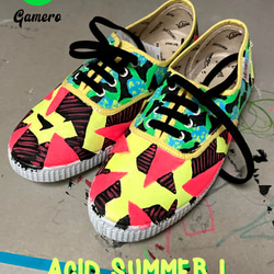 ACID SUMMER 1 / サイズ：EU36（22.5〜23cm) なつ　夏 1枚目の画像