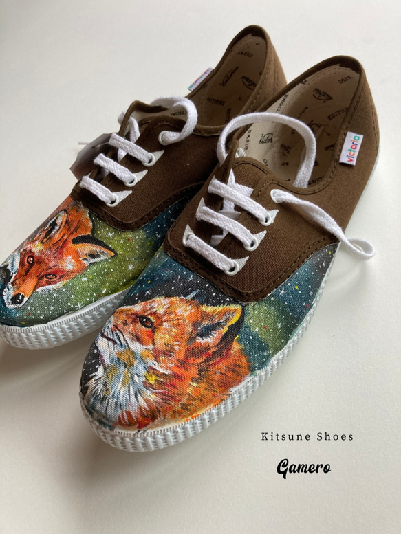 KITSUNE SHOES / Victoria EU 40 (24.5cm～25cm) きつめ　狐　キツネ 4枚目の画像