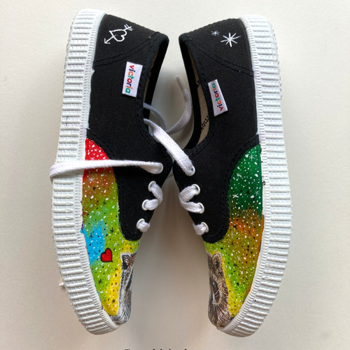 TANUKI IN LOVE / EU 36 (22.5～23cm) たぬき 狸 タヌキ スニーカー