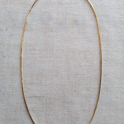 【5本set】留め具つきネックレス　ベネチアンチェーン　ゴールド(イエロー)40cm　N13 4枚目の画像