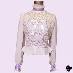 angel lace high-necked blouse 1枚目の画像
