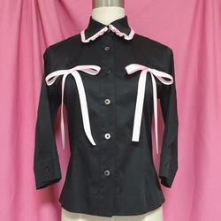 remake ribbon shirt 1枚目の画像