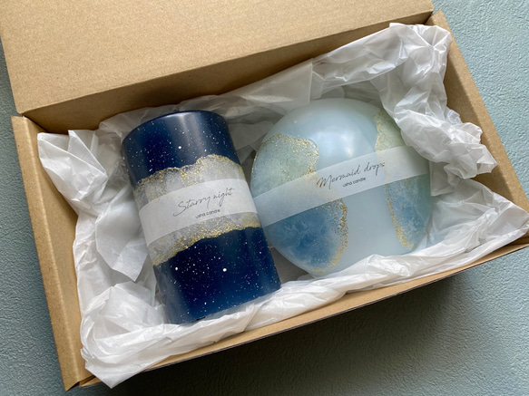 [星月夜]星空キャンドル-Starry Night candle- 6枚目の画像