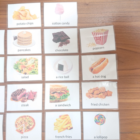 英語のフラッシュカード【食べ物】 3枚目の画像
