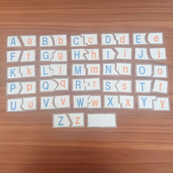 アルファベットの大文字・小文字パズル 2枚目の画像