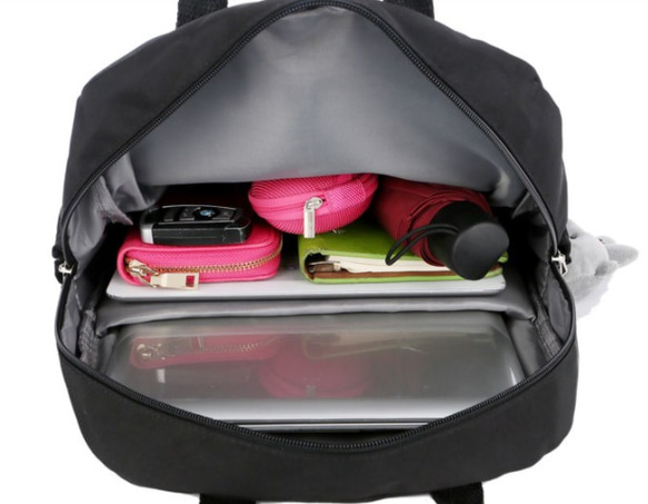 ピンク色 バックパック キャンバス レディバッグ トートバッグ ナイロンバックパック 大容量 多色 防水トラベルバッグ 9枚目の画像