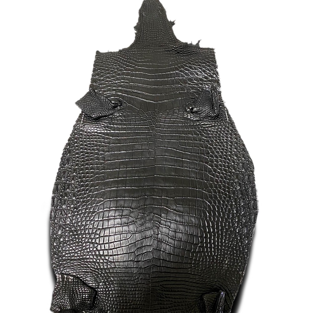 エキゾチックレザー　クロコダイル　ボストンバッグ　竹斑　玉斑