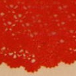 真っ赤な極細モヘアかぎ針編みベスト 6枚目の画像