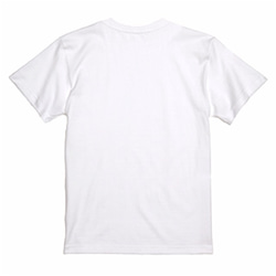 はなかんむり　くま&うさぎ　Tシャツ 5.6oz 綿100% ホワイト 4枚目の画像