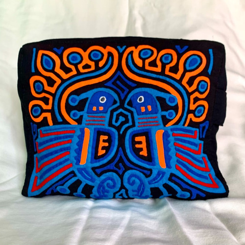 パナマ発クナ族手作り モラ刺繍入りポーチ ポーチ Happies People 通販  