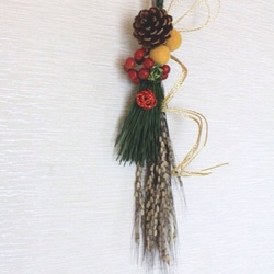 稲穂と松の小さなお正月飾り 1枚目の画像